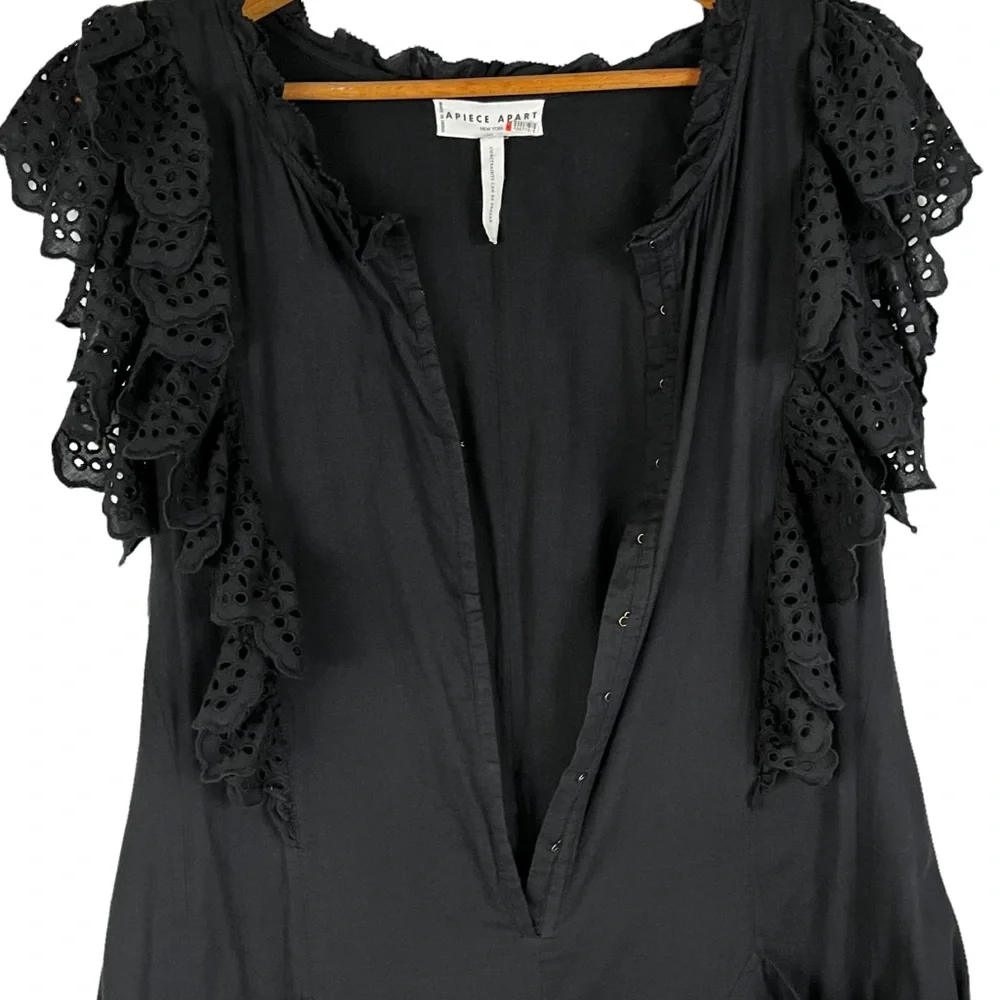 APIECE APART Ruffled Eyelet jumpsuit - Picture 11 of 13